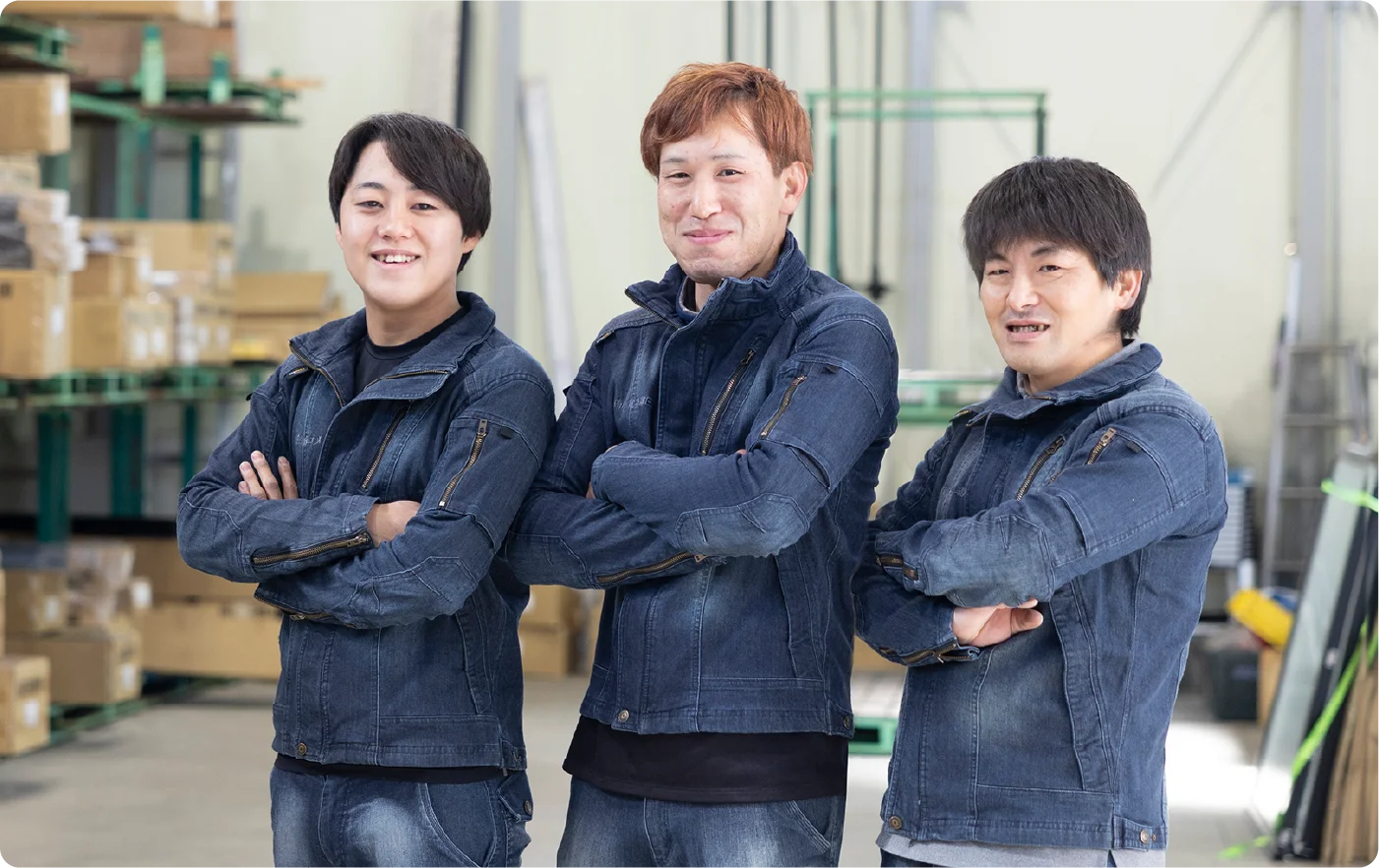 熊倉工業の社員達
